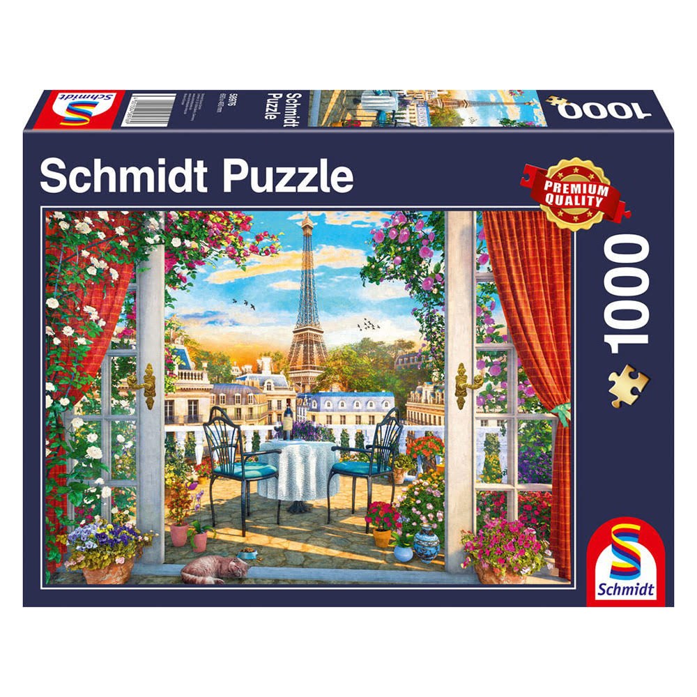Schmidt Puzzle - A Terrace in Paris (1000 Pieces)
