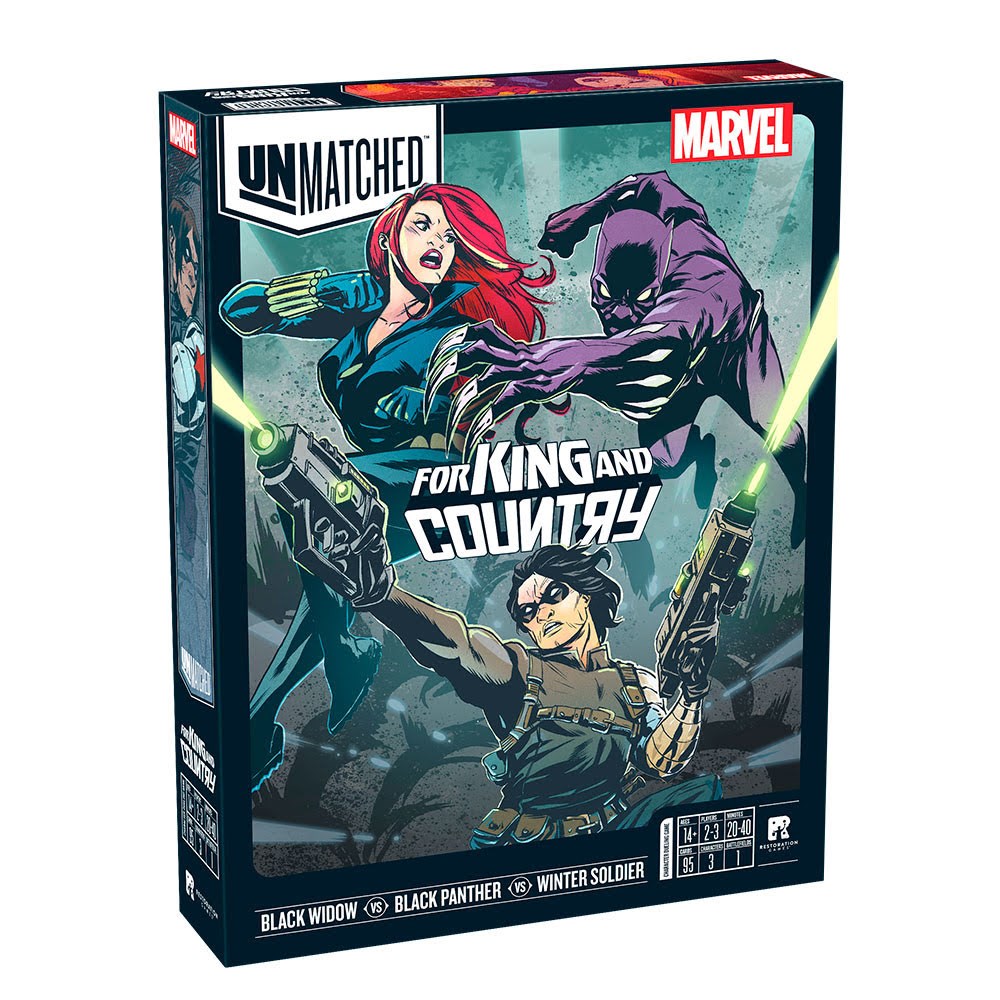 Iello Unmatched Marvel: King & Country (EN) - Brettspiele Iel_Um04