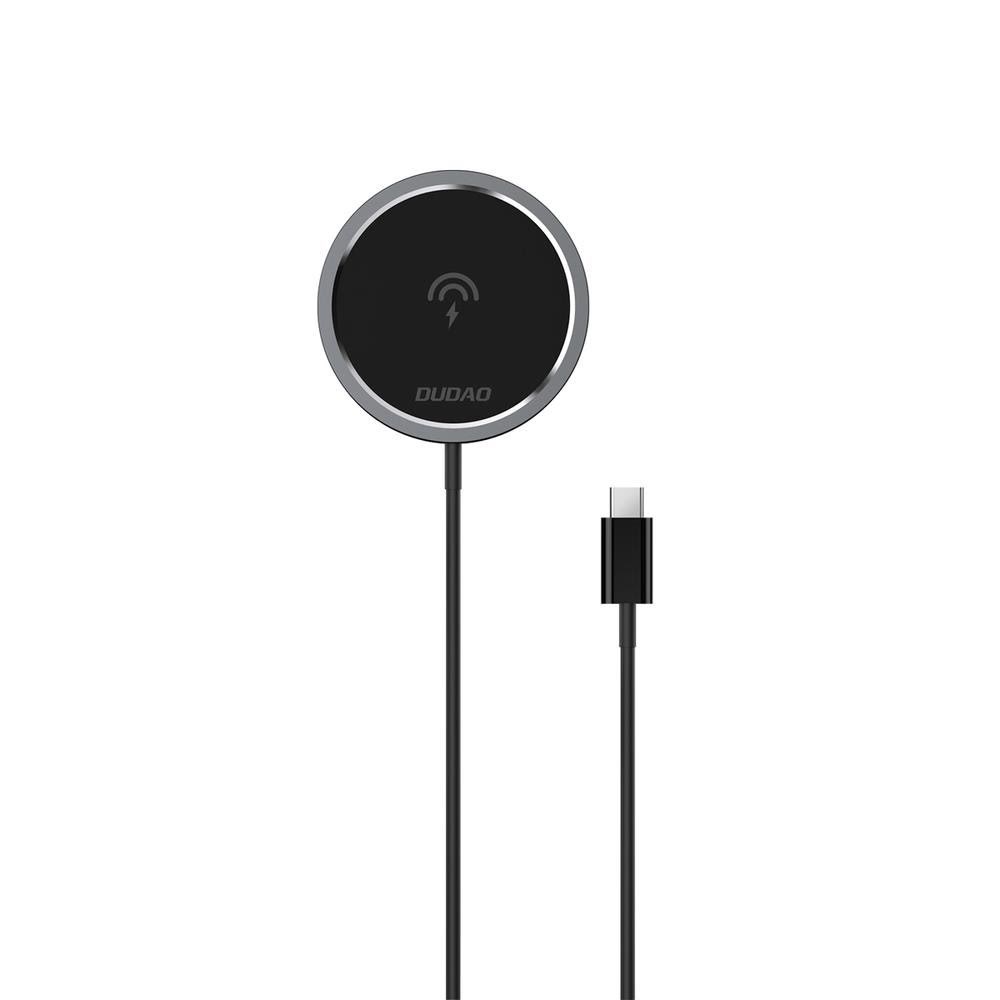 Dudao A12xs 15w Magsafe Compatible Wireless Charger - Black - Handys Adapter Und Ladegeraete 6977196682935