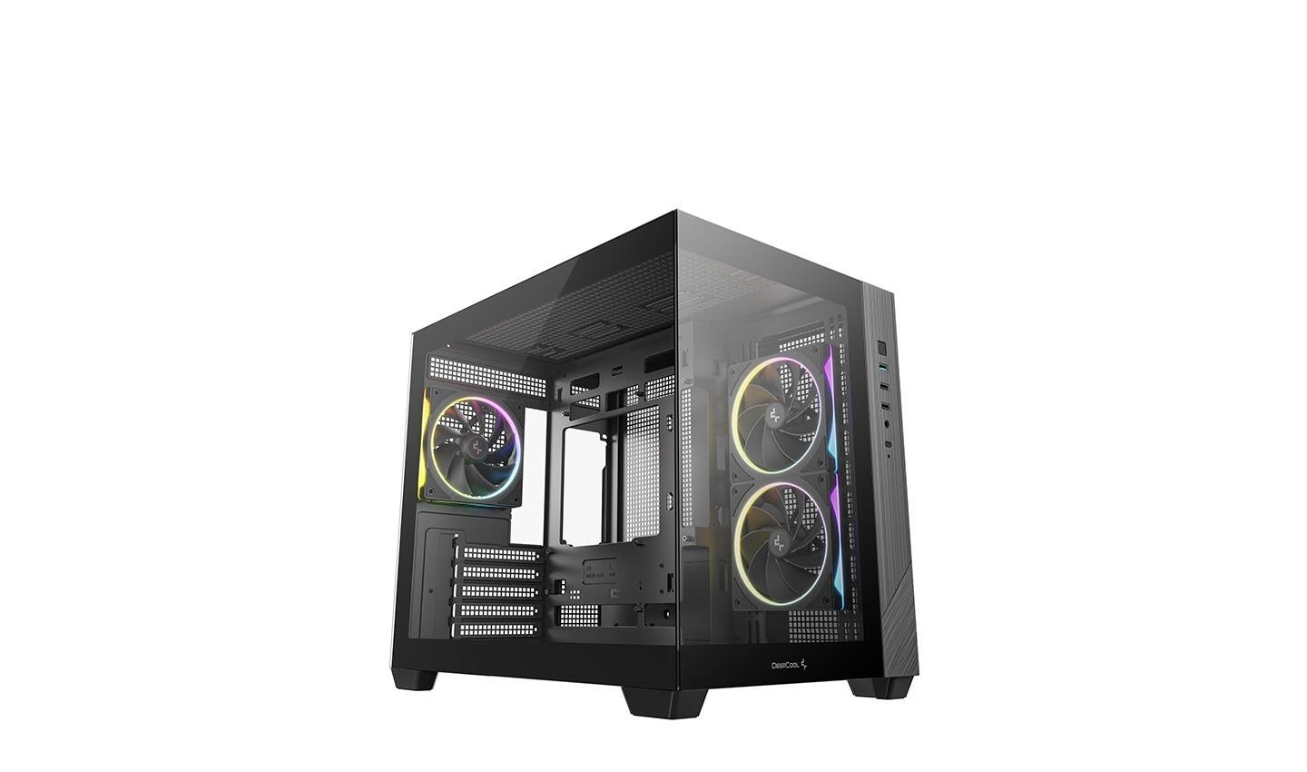 Deepcool Cg330 3F - Gehäuse - Tower - Schwarz - Gehaeuse R-cg330-bkngm3-g