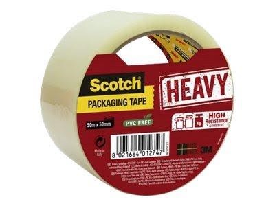 3M Scotch Heavy Packaging Tape - 50 mm x 50 m - Transparent - Klebeband Und Kleber 7100094738