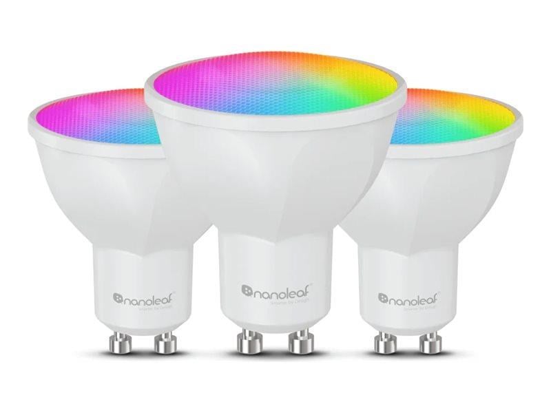 Nanoleaf - Led Light Bulb - Shape: Mr16 - Gu10 - 5 W - Rgbcw Light - 2700-6500 K (Pack of 3) - Smart Home