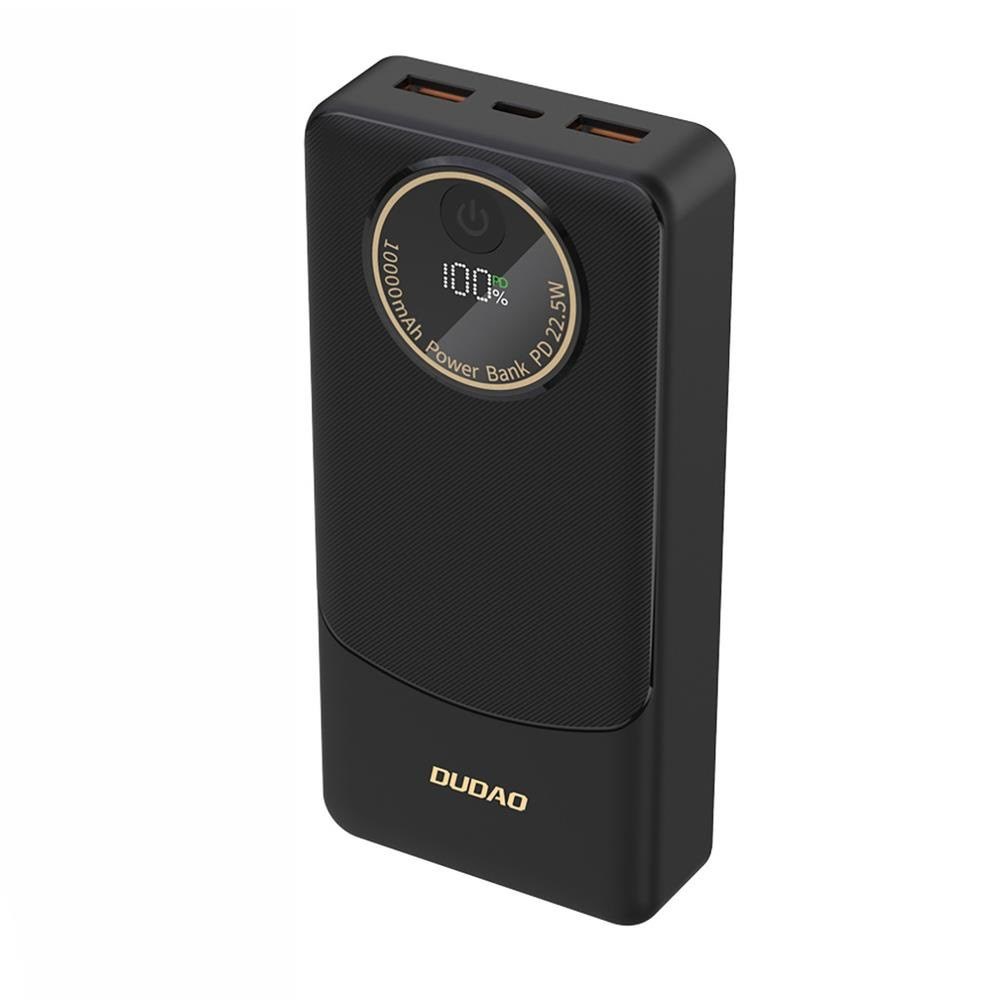 Dudao K12pro Power Bank 22.5W PD 20000mah Usb-a Usb-c - Black - 20000 Mah - Powerbank Akku