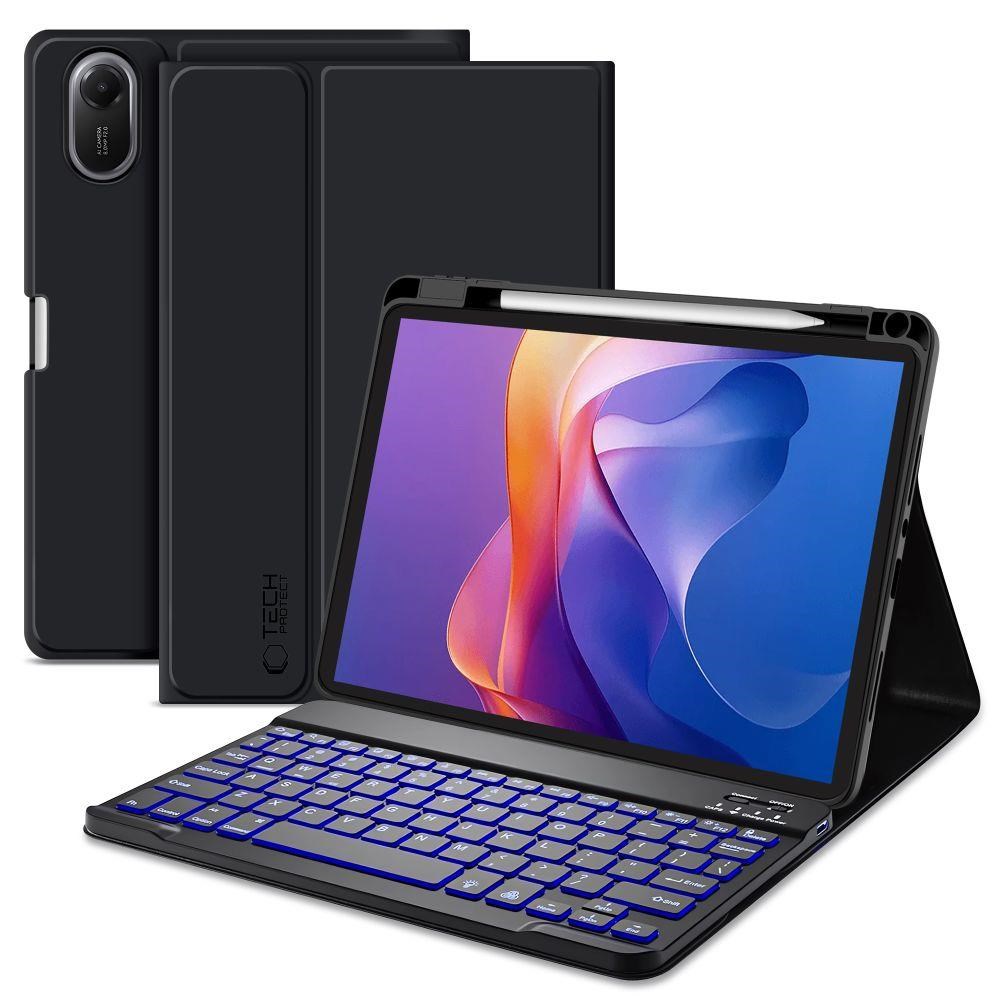 Tech-protect SC Pen Case For Xiaomi Redmi Pad 2 11.0 With Keyboard (US International) - Black - Tablets Cover Case 5906302318728