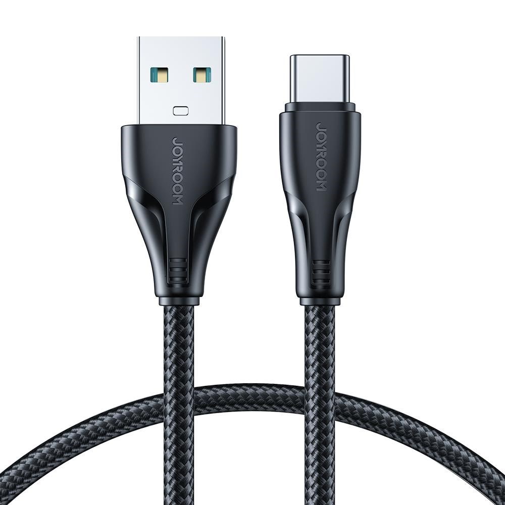 Joyroom Surpass Series A11 Usb-a / Usb-c 3A Cable 0.25 m - Black - Usb Kabel