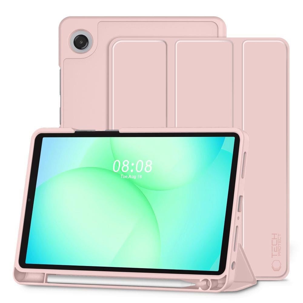 Tech-protect Smartcase Pen For Samsung Galaxy Tab A9+ / A11+ Plus 11.0 X210 / X215 / X216 / X230 / X235 / X236 - Pink - Tablets Cover Case 