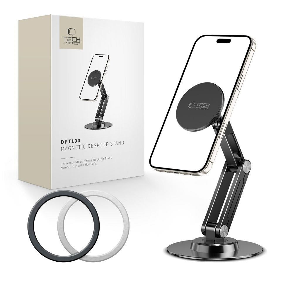 Tech-protect Dpt100 Magnetic Magsafe Desk Phone Holder - Black - Handys Adapter Und Ladegeraete 5906302360512