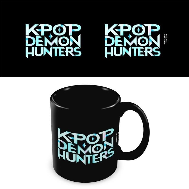 Pyramid - Mug K-pop Demon Hunters (K-pop Logo) Black Pod - Becher - Merchandise Mgb2510456