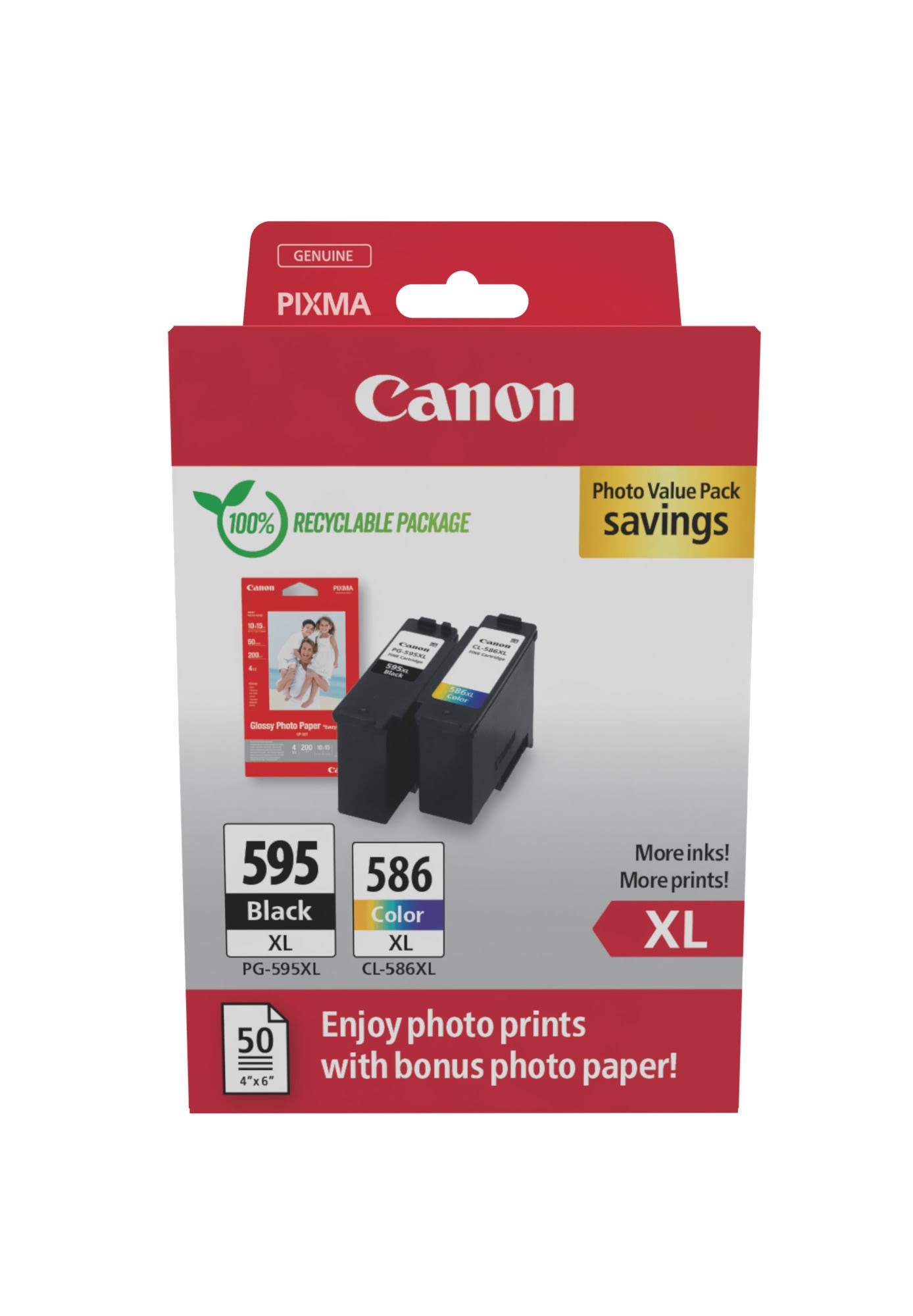 Canon Pg-595xl/cl-586xl / 7170c004 Multipack - Druckerzubehoer Tinte Toner