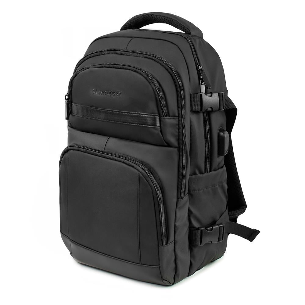 Wozinsky Wpw-20l Travel Backpack With Laptop Pocket 40x20x25 cm For The Luggage Hold - Black - Taschen