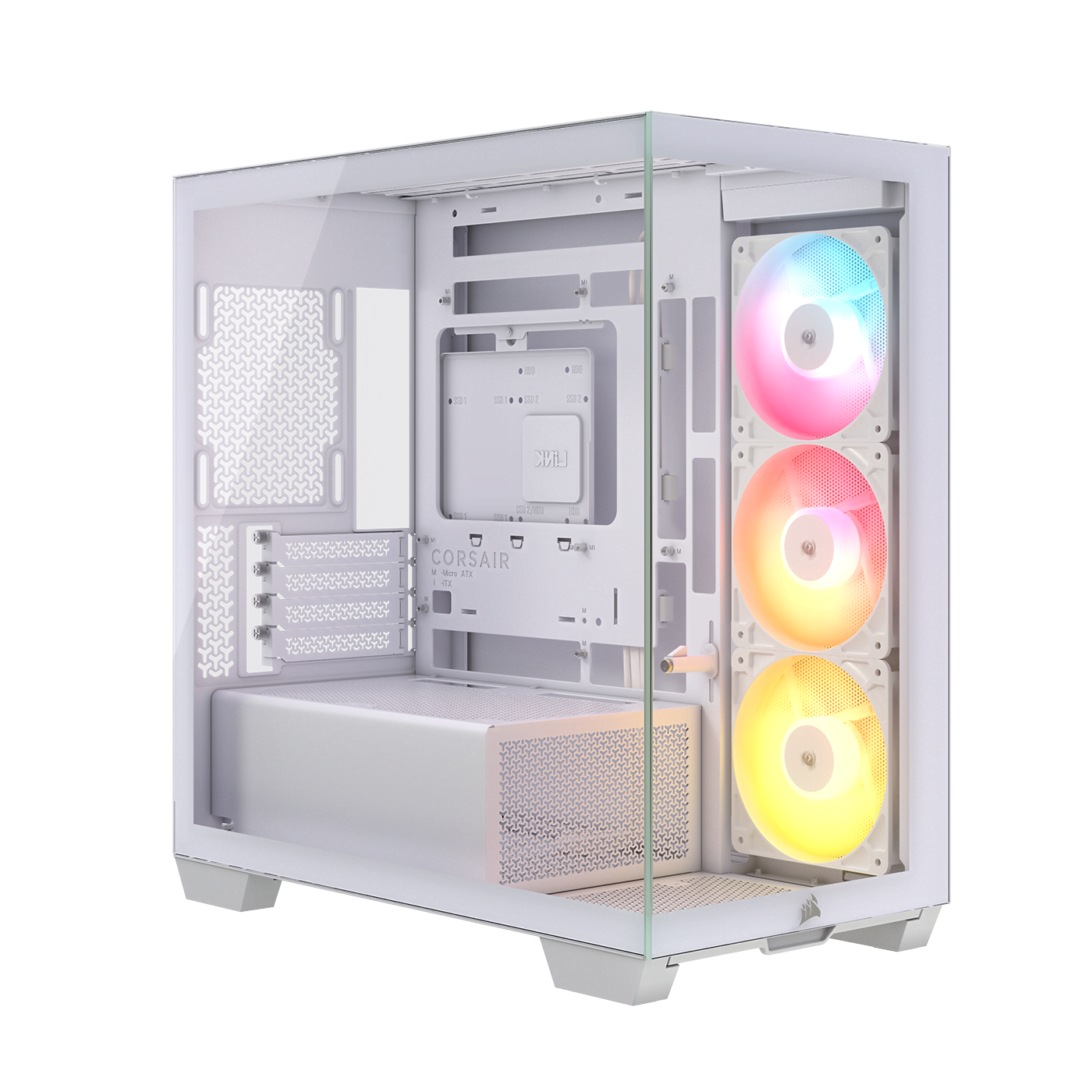 Corsair 2800x Rs-r Argb - Gehäuse - Miditower - Weiß - Gehaeuse Cc-9011348-ww