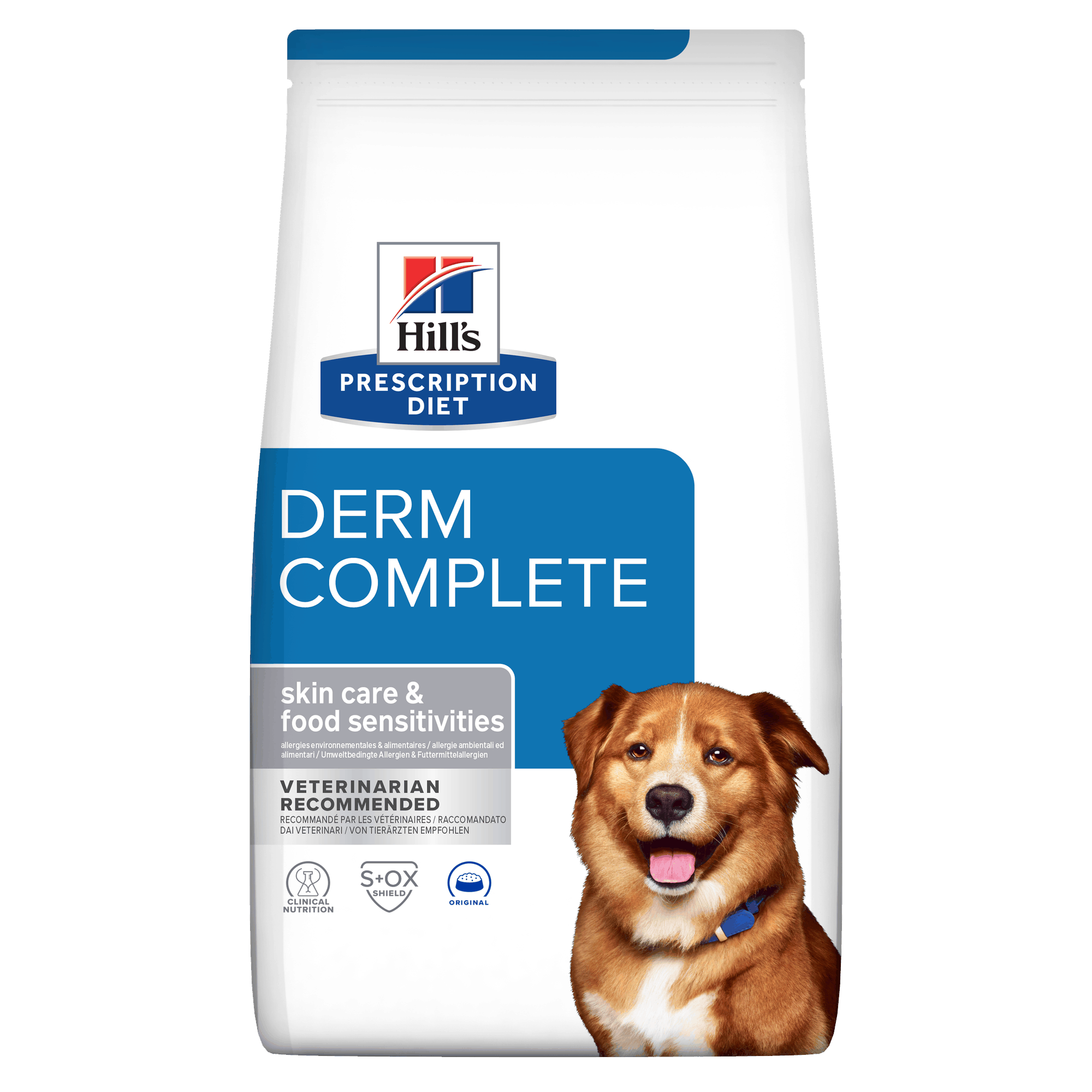 Hill's Prescription Diet Derm Complete Dry Dog Food 12kg - Hunde 052742038704