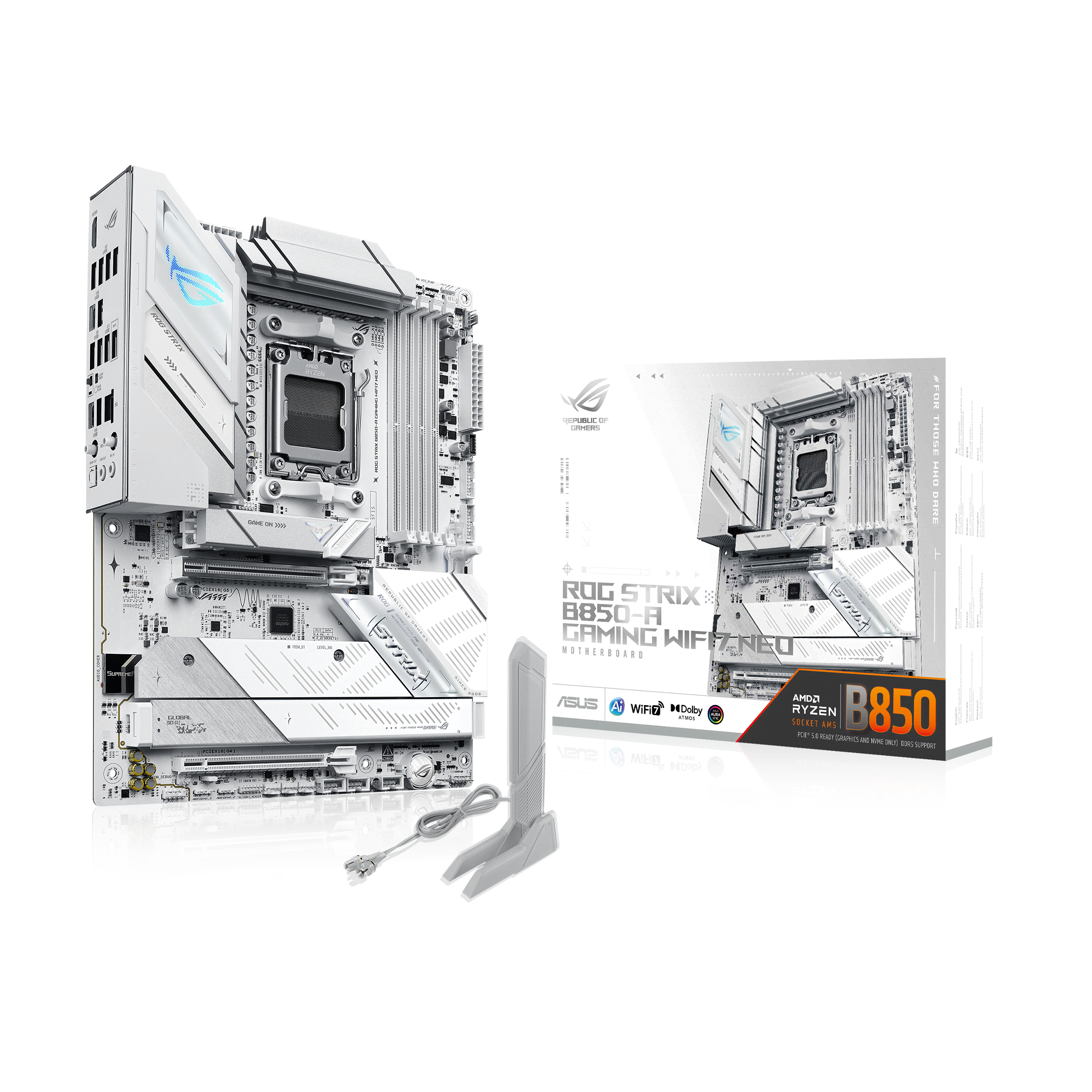 Asus Rog Strix B850-a Gaming Wifi7 Neo Mainboard - Amd B850 - Amd Am5 - Ddr5 Ram - Atx