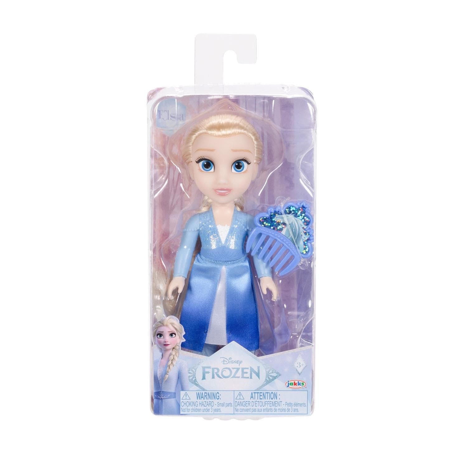Disney Doll Petite Doll W/ Comb Adventure Frozen II Elsa 15 cm - Dolls Accessories 211824-rf2-eu