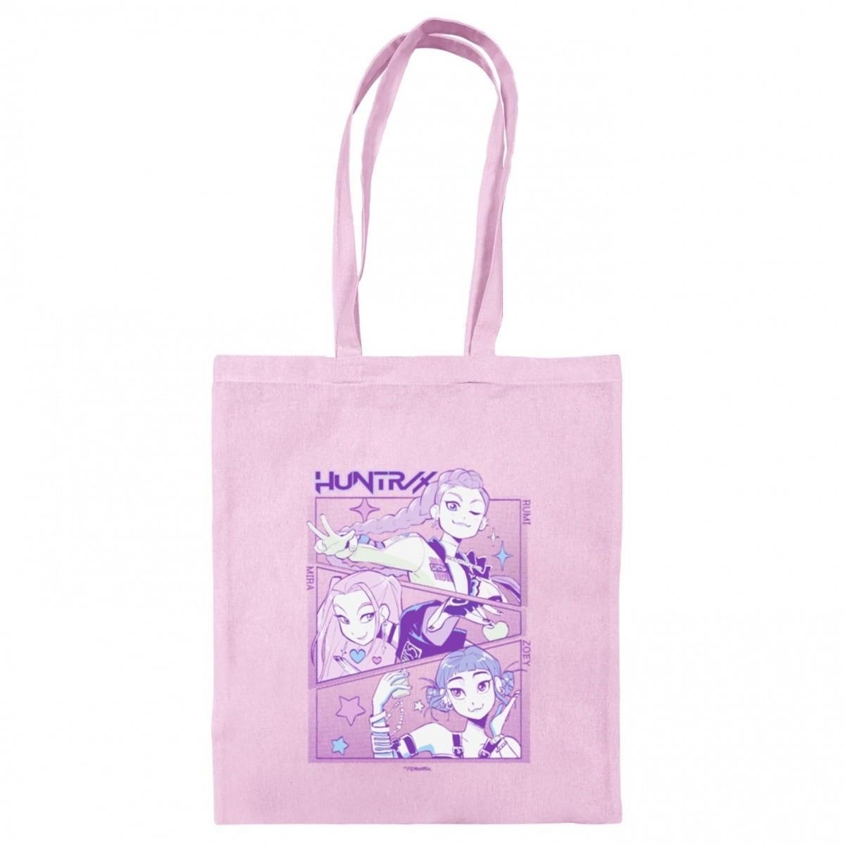 Pyramid - Tote Bag K-pop Demon Hunters (Huntrix) Light Pink - Merchandise