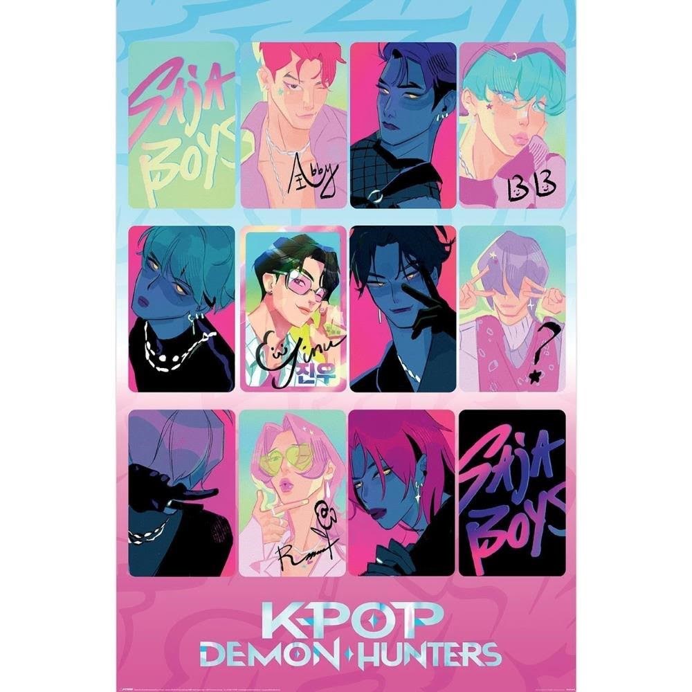 Pyramid - K-pop Demon Hunters (Light And Dark) Maxi Poster - Plakat - Merchandise Pp2510670