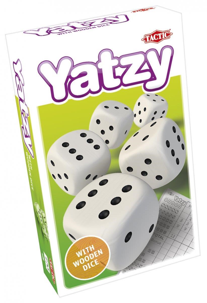 Tactic Yatzy Med Træterninger - Brettspiele