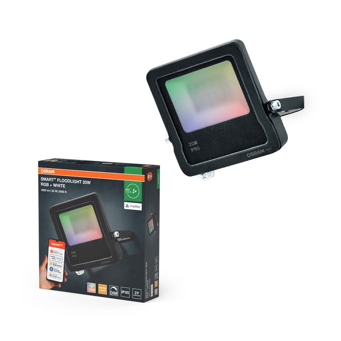 Osram Smart+ Outdoor Flood 1600lm 20w/rgbw Dark Grey Wifi - Smart Home 4099854739880