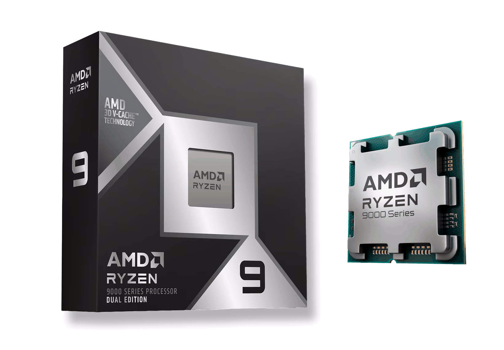 Amd Ryzen 9 9950x3d2 Dual Edition Cpu - 16 Kerne - 4.3 Ghz - Amd Am5 - Amd Boxed (Ohne Kühler)