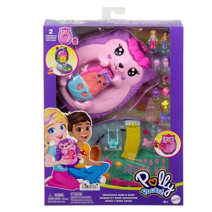 Polly Pocket Wearable Hedgehog Mom & Baby - Kreativ Spiele