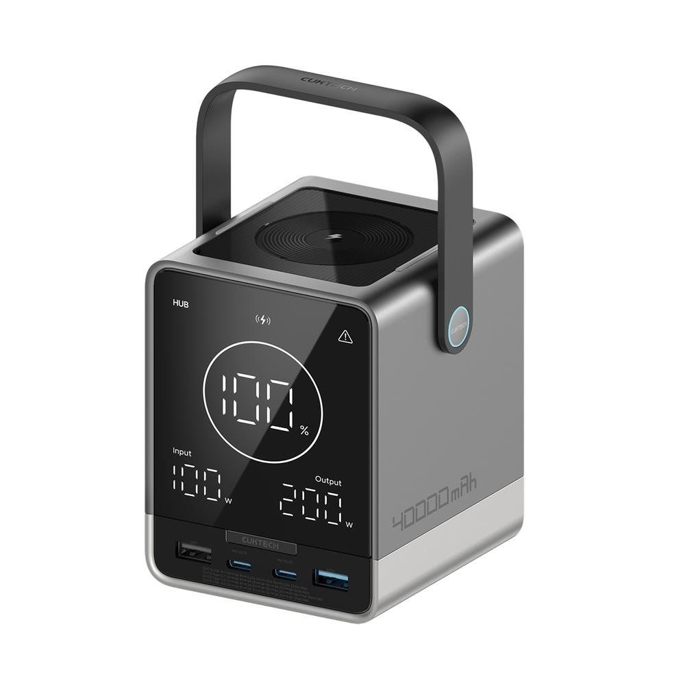 Cuktech Powerbank 300w With 2x Usb-c + 2x Usb-a - 40000 Mah - Powerbank Akku