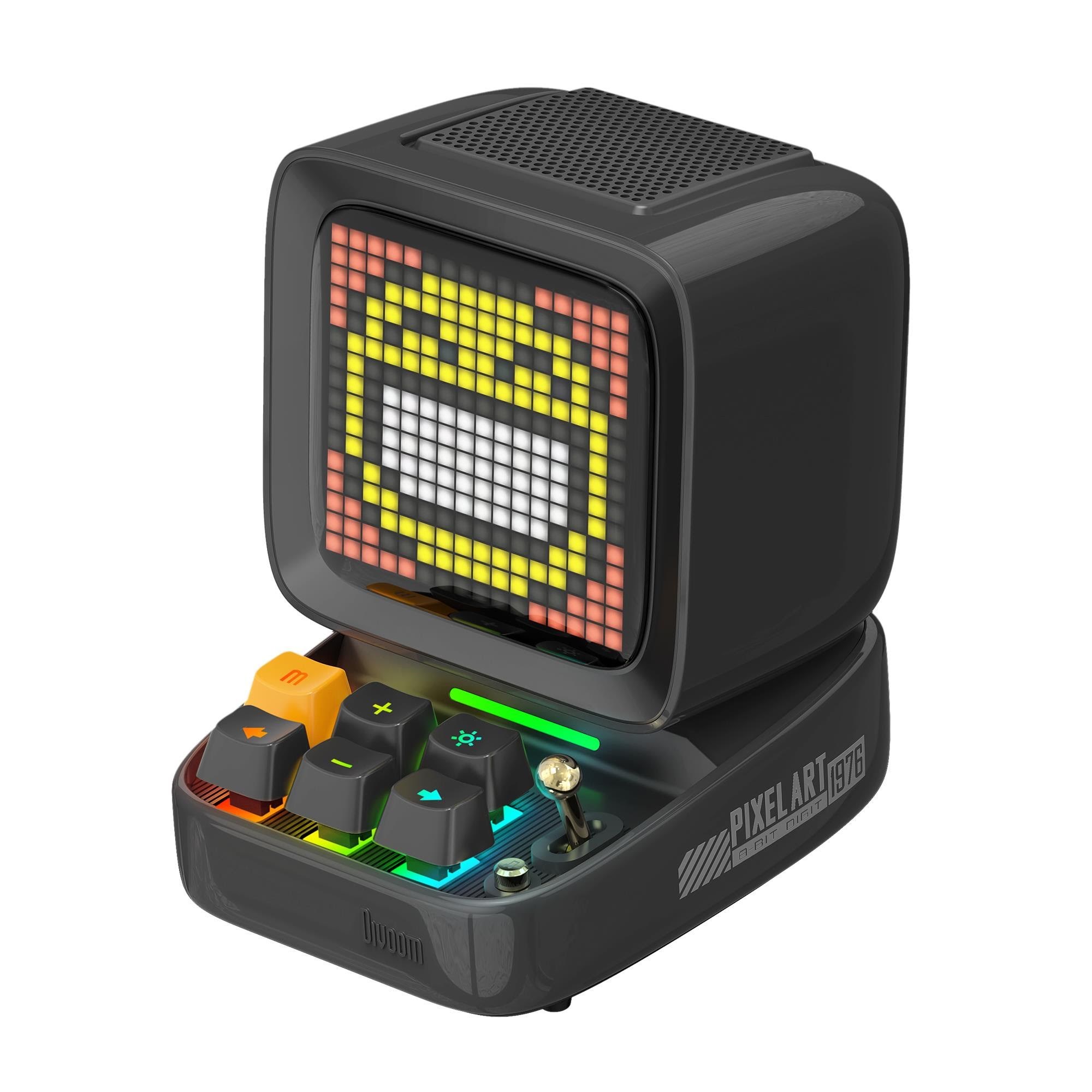 Divoom Ditoopro Retro Pixel Art Bluetooth Speaker - Black - Tragbare Party Lautsprecher Schwarz 90100058210