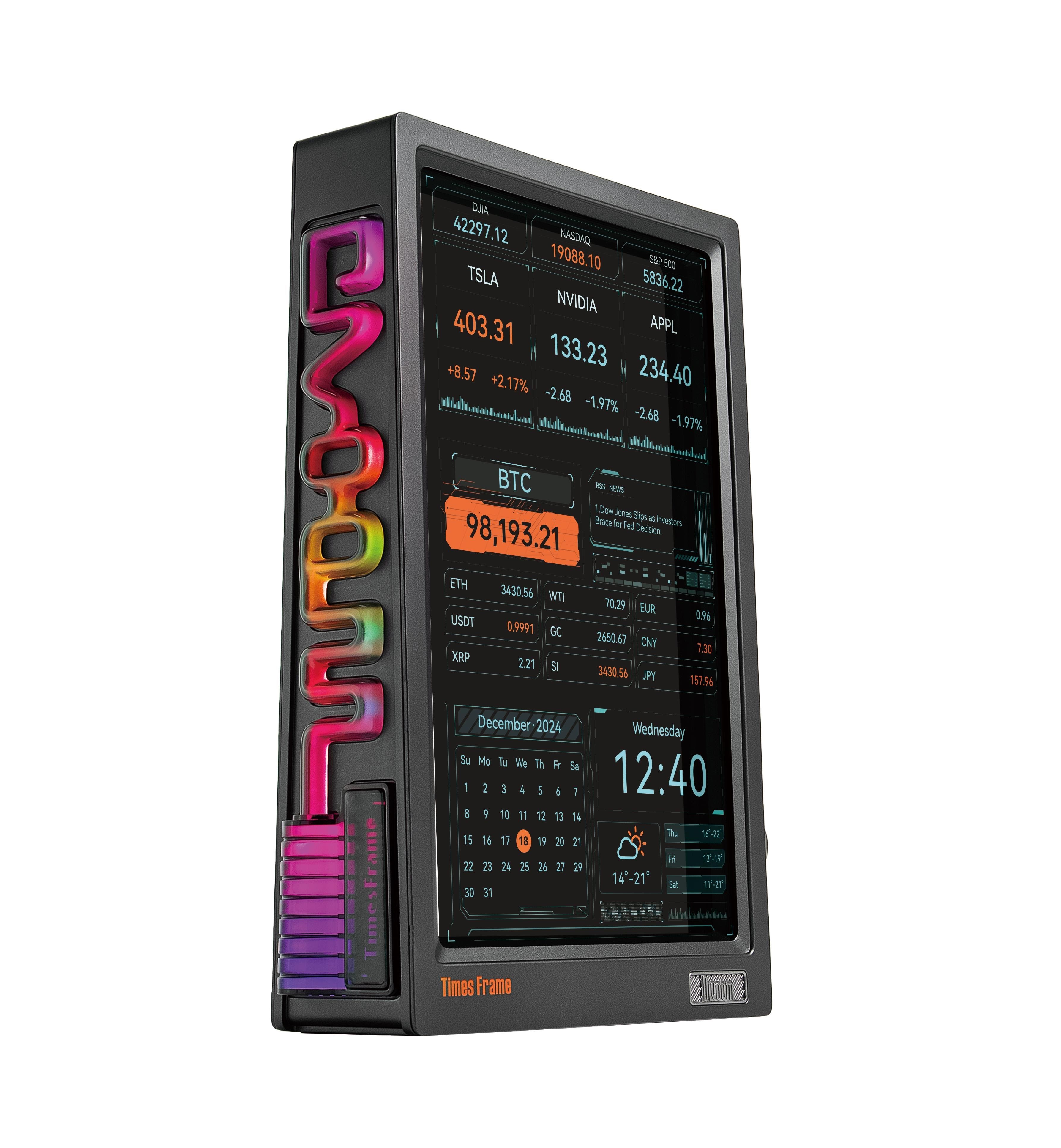 Divoom Times Frame 10.1" Digital Frame - Black - Gadget