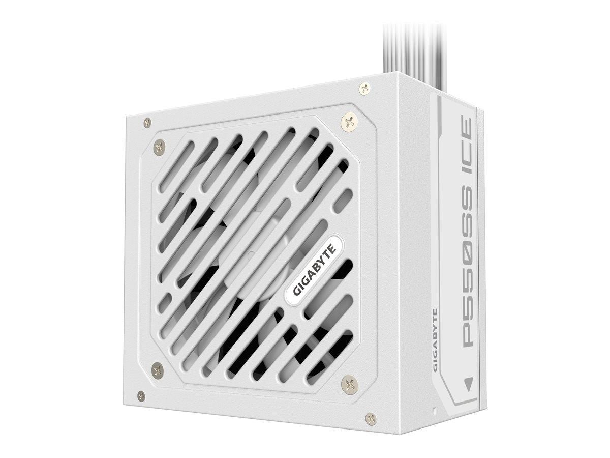 Gigabyte P550ss Ice Netzteile - 550 Watt - 120 mm - Atx 3.0 - 80 Plus Bronze Zertifiziert