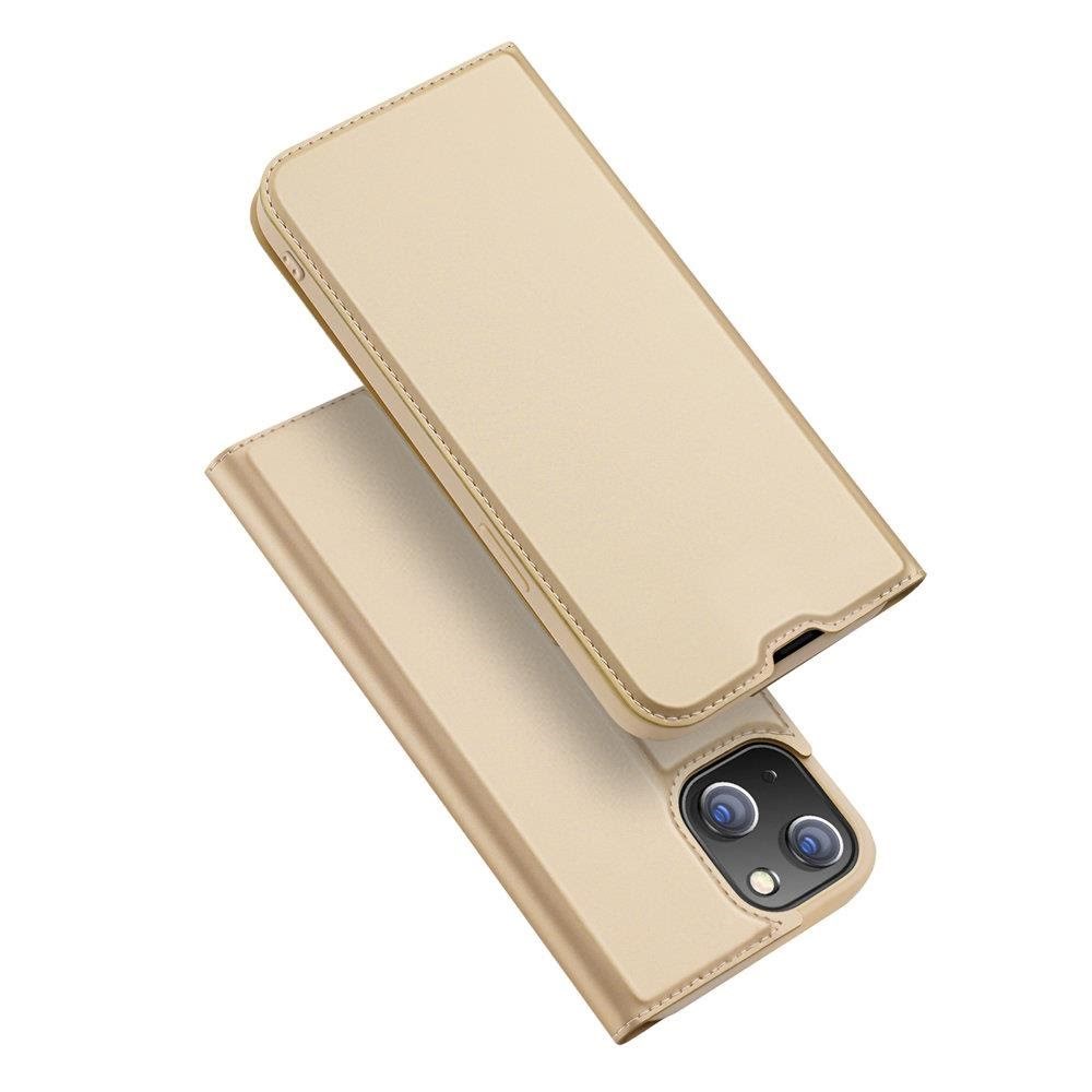 Dux Ducis Skin Pro Holster Case Flip Cover Iphone 13 Mini Gold - Handys Cover Cases