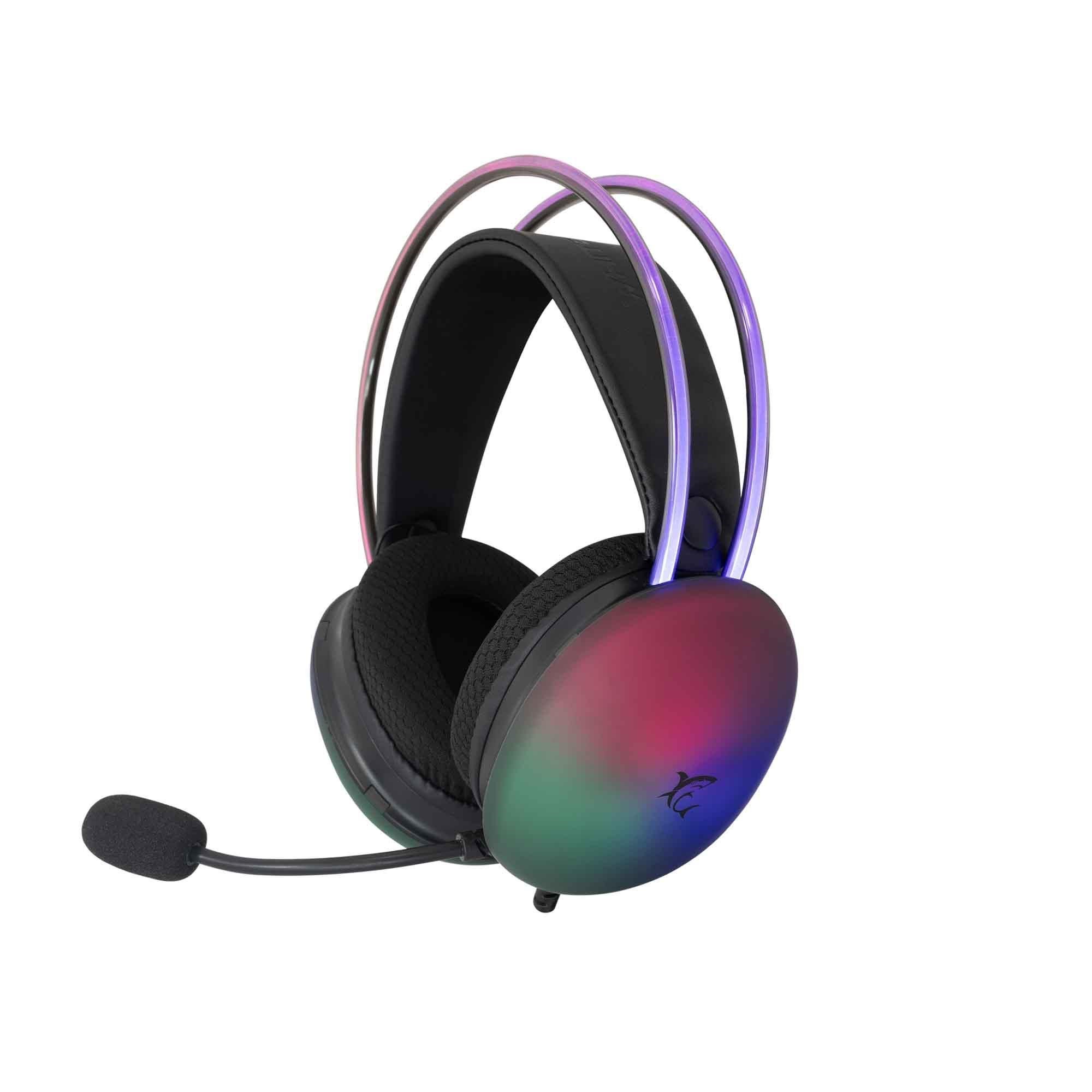 Kopfhörer - White Shark Firefly Gaming Headset - Schwarz - Kopfhoerer/headsets