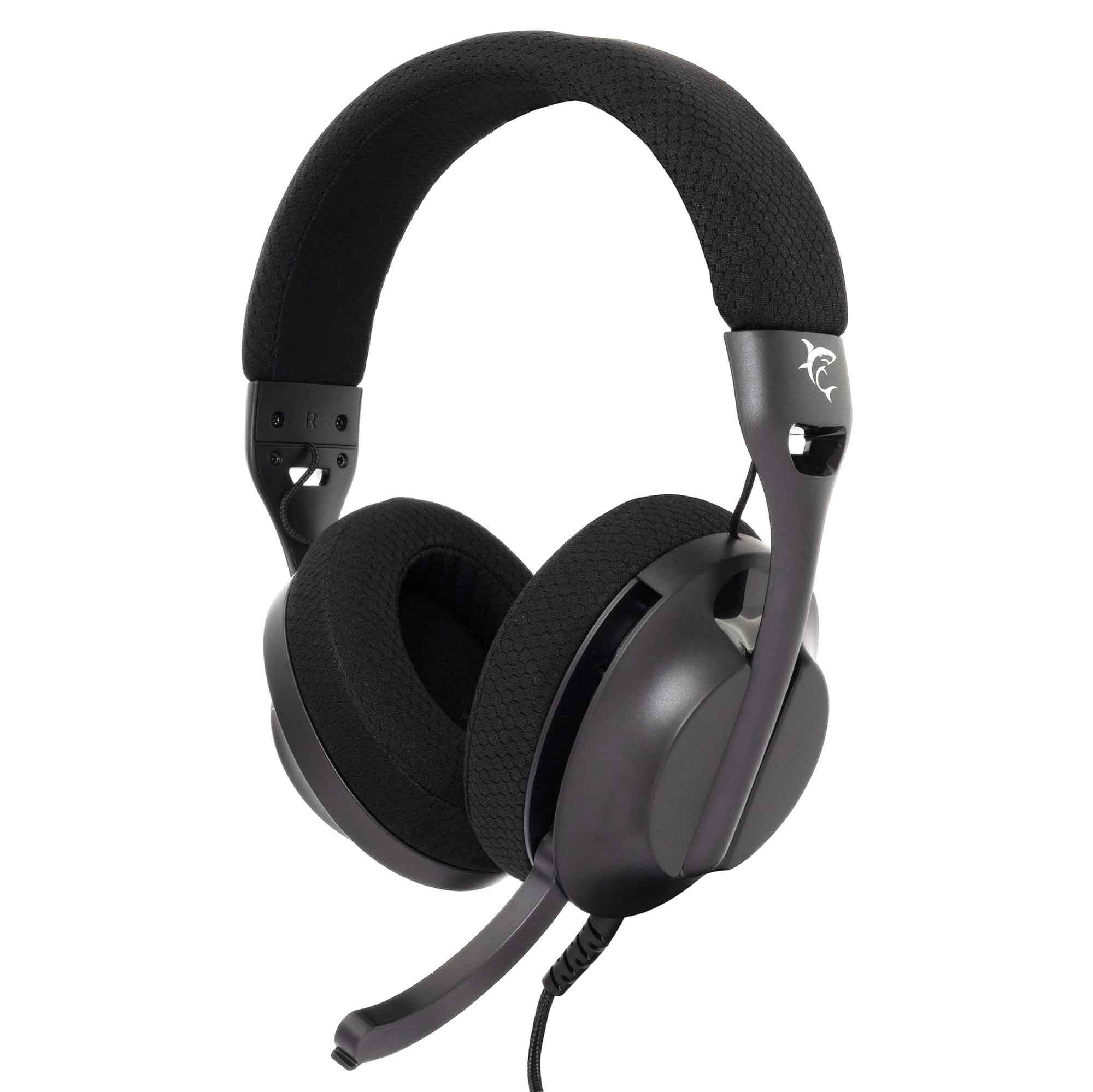 Kopfhörer - White Shark Parrot Wired Gaming Headset - Kopfhoerer/headsets Schwarz Parrot Black