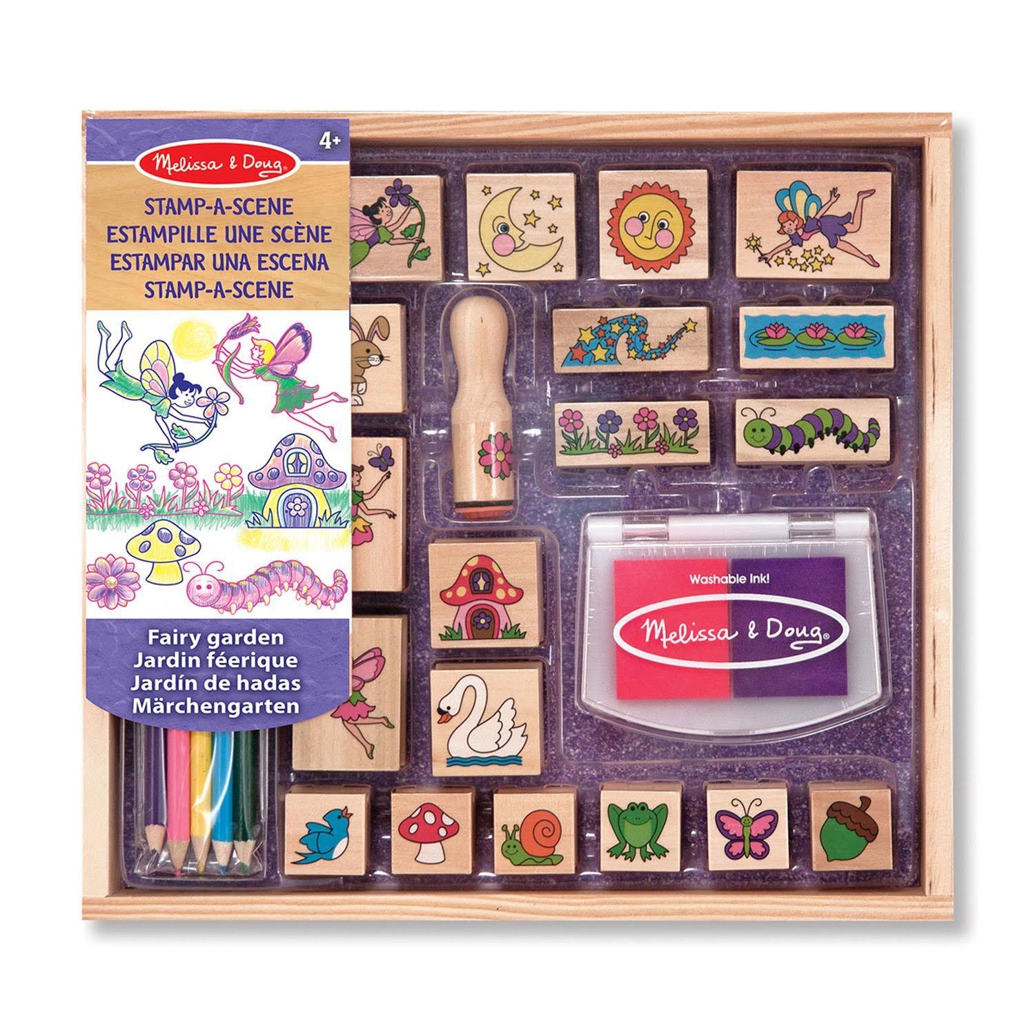 Melissa & Doug Stamp-a-scene-fairy Garden - Hobby Zubehoer 6074865
