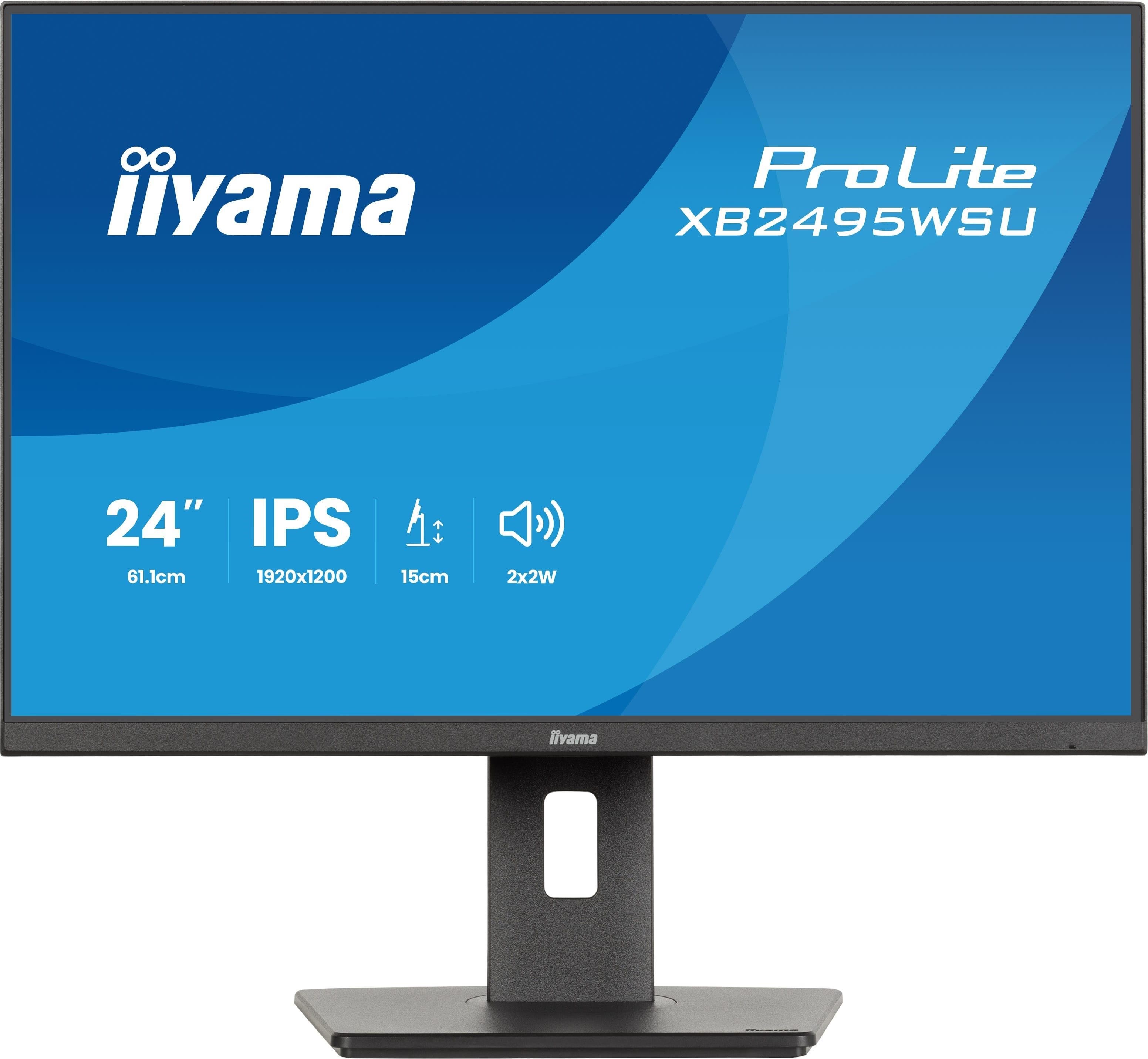 24" Iiyama Prolite Xb2495wsu-b1 - Led Monitor - Bildschirm