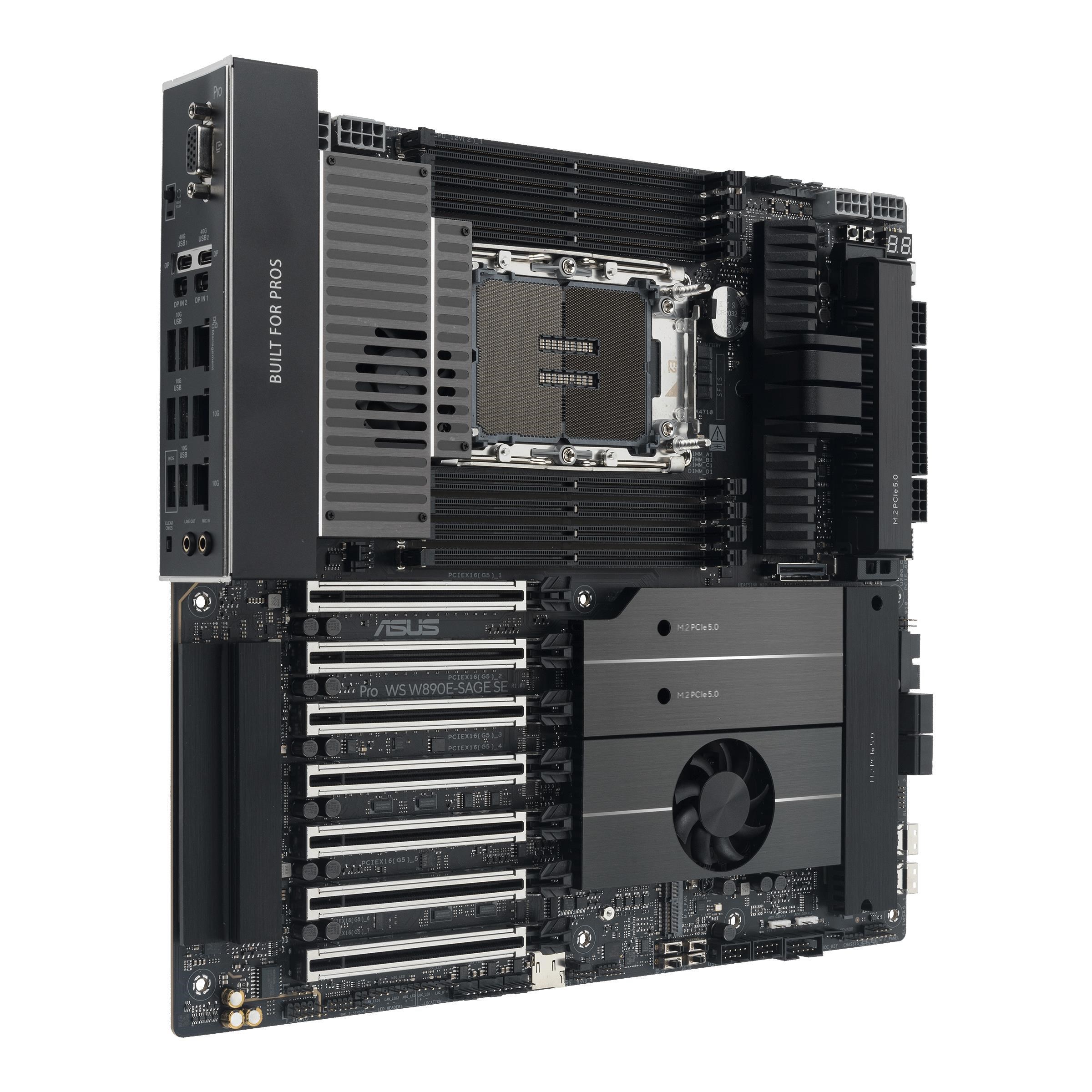 Asus Pro WS W890e-sage SE Mainboard - Intel W890 - Intel Lga4710-2 - Ddr5 Ram - Ssi (Server) 90mb1lh0-m0eay0