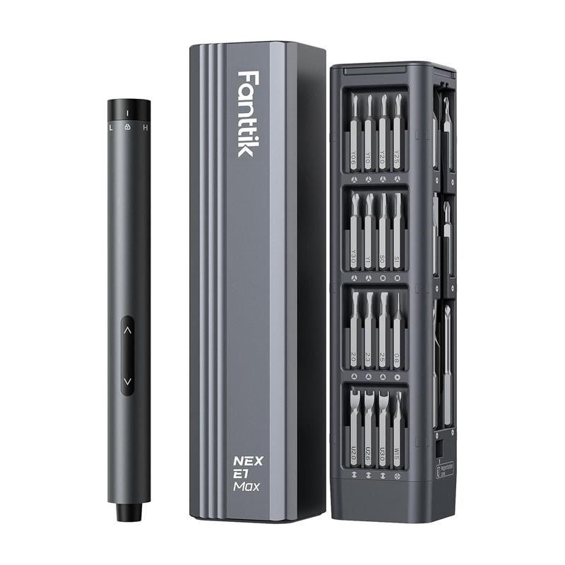 Fanttik E1 Max 3.7V Electric Screwdriver Set - Grey - Schraubbohrmaschinen