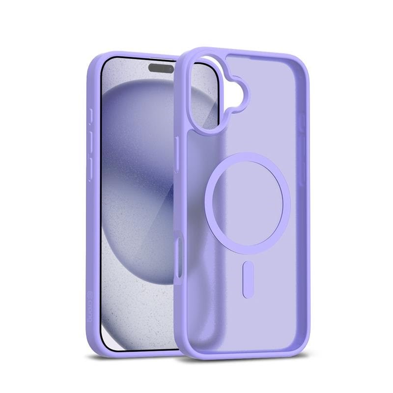 Crong Hybrid Matte Magnetic - Magsafe Iphone 17 Case (Lavender) - Handys Cover Cases