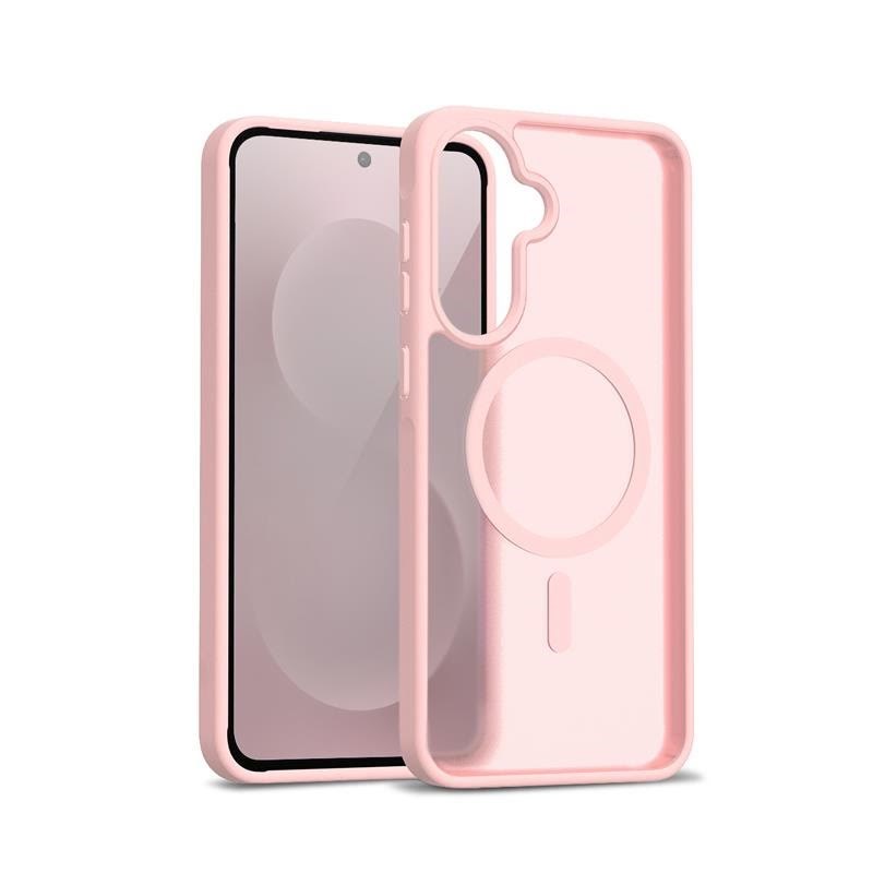 Crong Hybrid Matte Magnetic - Magsafe Case For Samsung Galaxy A56 (Pink) - Handys Cover Cases
