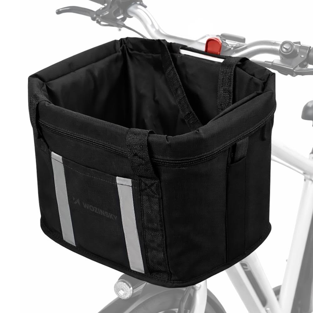 Wozinsky Fabric Bicycle Basket Large - Black - Fahrradzubehoer