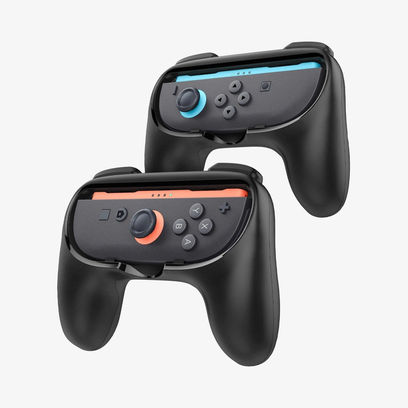 Spigen Joy-con Grip Ns100 - Black - Nintendo Switch 2 - Zubehör Für Spielkonsole - Gaming Zubehoer