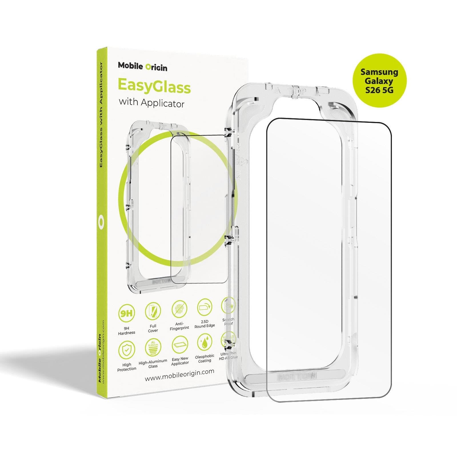 Mobile Origin Easyglass With Applicator Samsung Galaxy S26 5G - Handys Schutzfolie