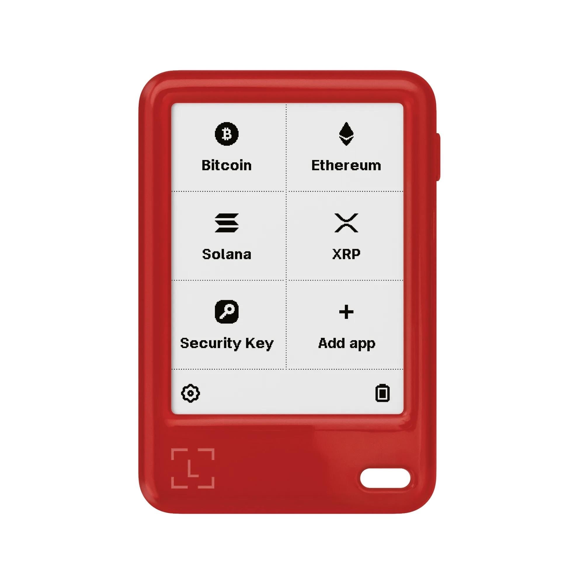 Ledger Nano Gen 5 Cherry Red Crypto Hardware Wallet With Recovery Key - Handys Anderes Zubehoer