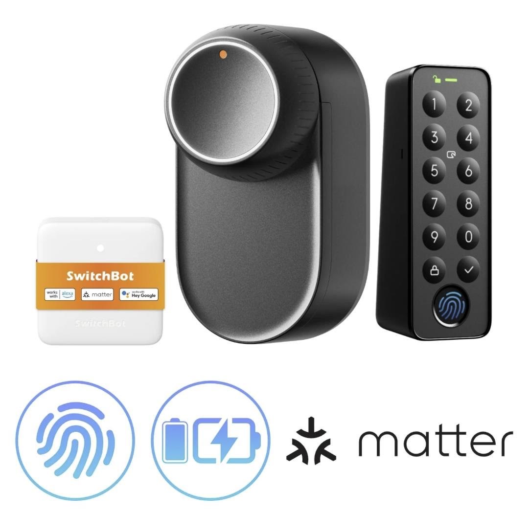 Switchbot Lock Ultra Bundle Incl Hub Mini Matter And Keypad Touch - Smart Home