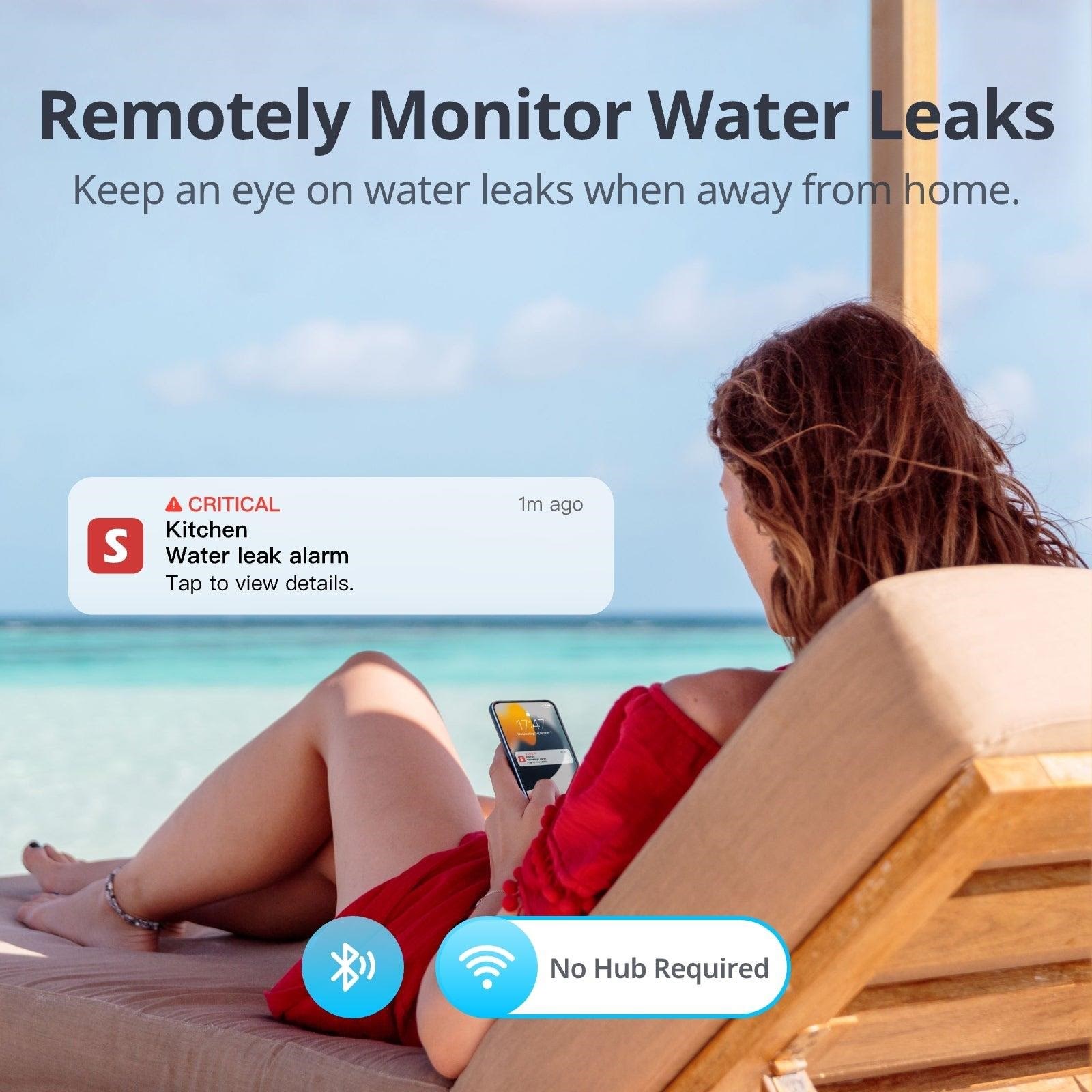 Switchbot Water Leak Detector With Sensor Cable - Smart Home