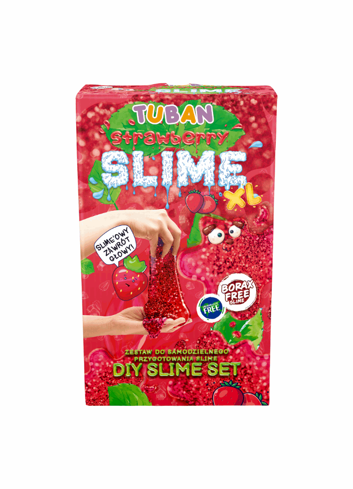 Tuban Kit - Diy Slime - Erdbeere Xl - Kreativ Spiele Tu3170