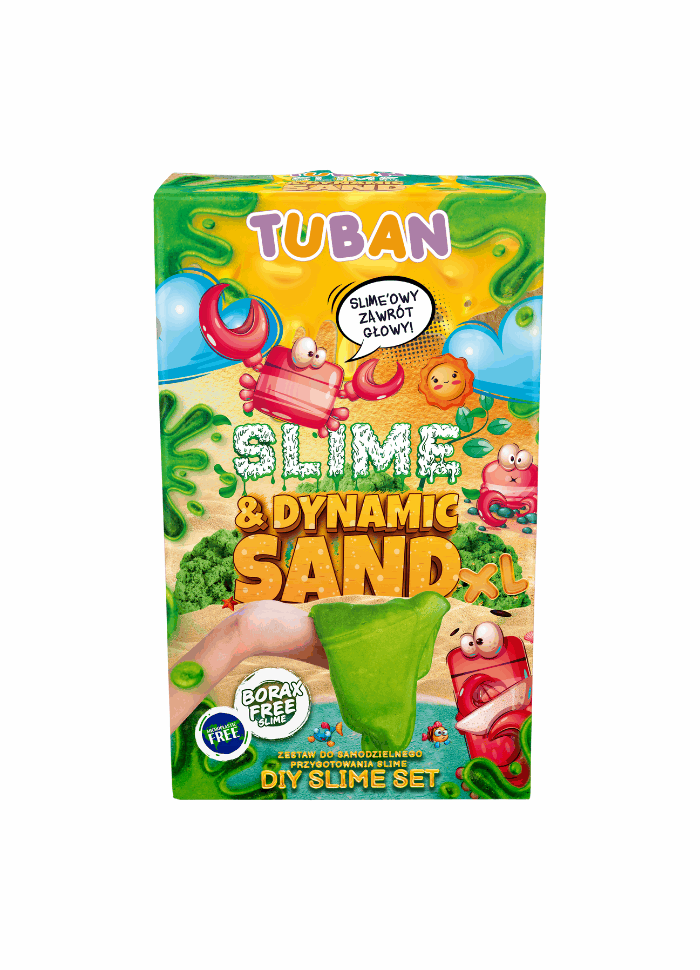 Tuban Set - Diy Slime & Dynamischer Sand XL - Kreativ Spiele Tu3397