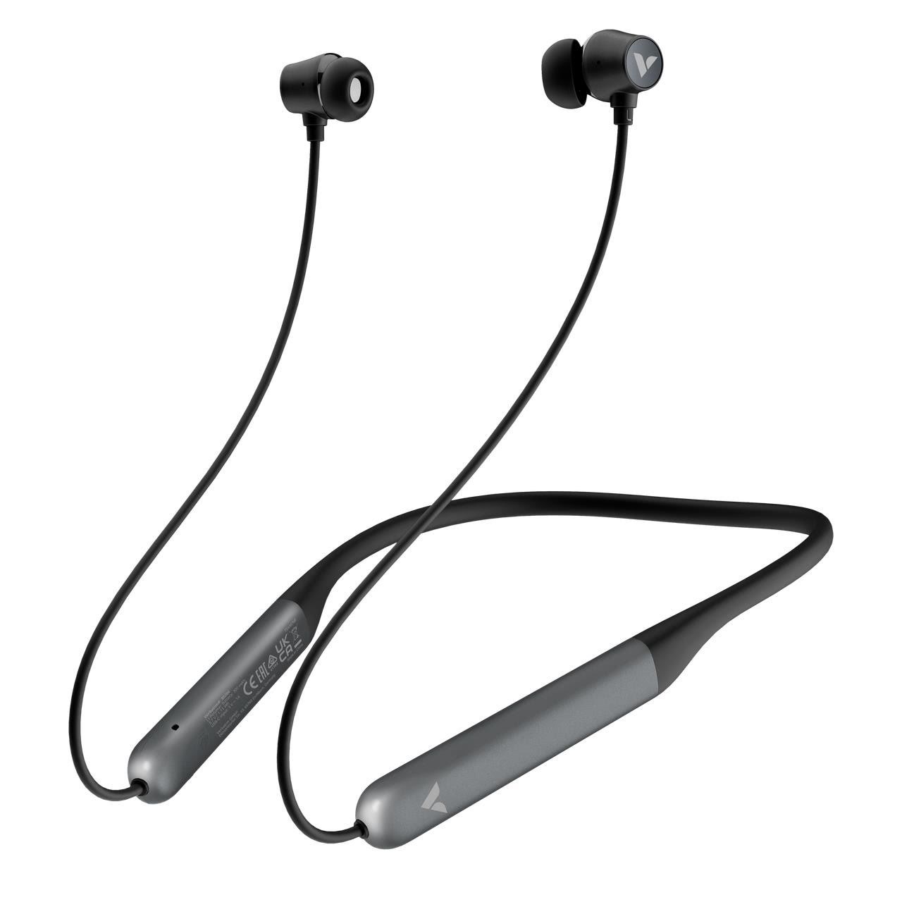 Kopfhörer - Verbatim Trusound Anc Neckband Earbuds Black - Kopfhoerer/headsets Schwarz 30205
