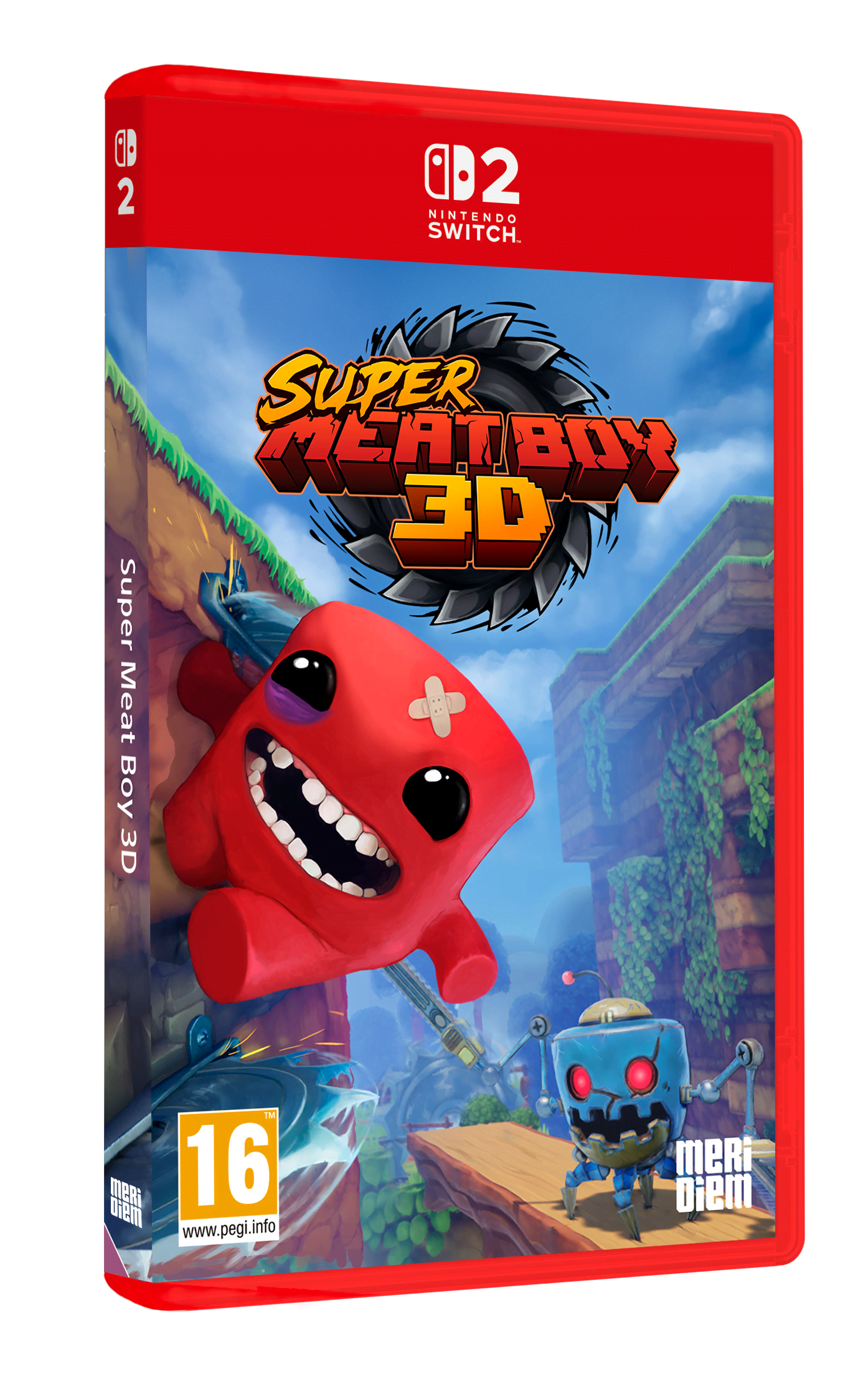 Super Meat Boy 3D - Nintendo Switch 2 - Platformer - Pegi 16 - Spiele 8436622260911