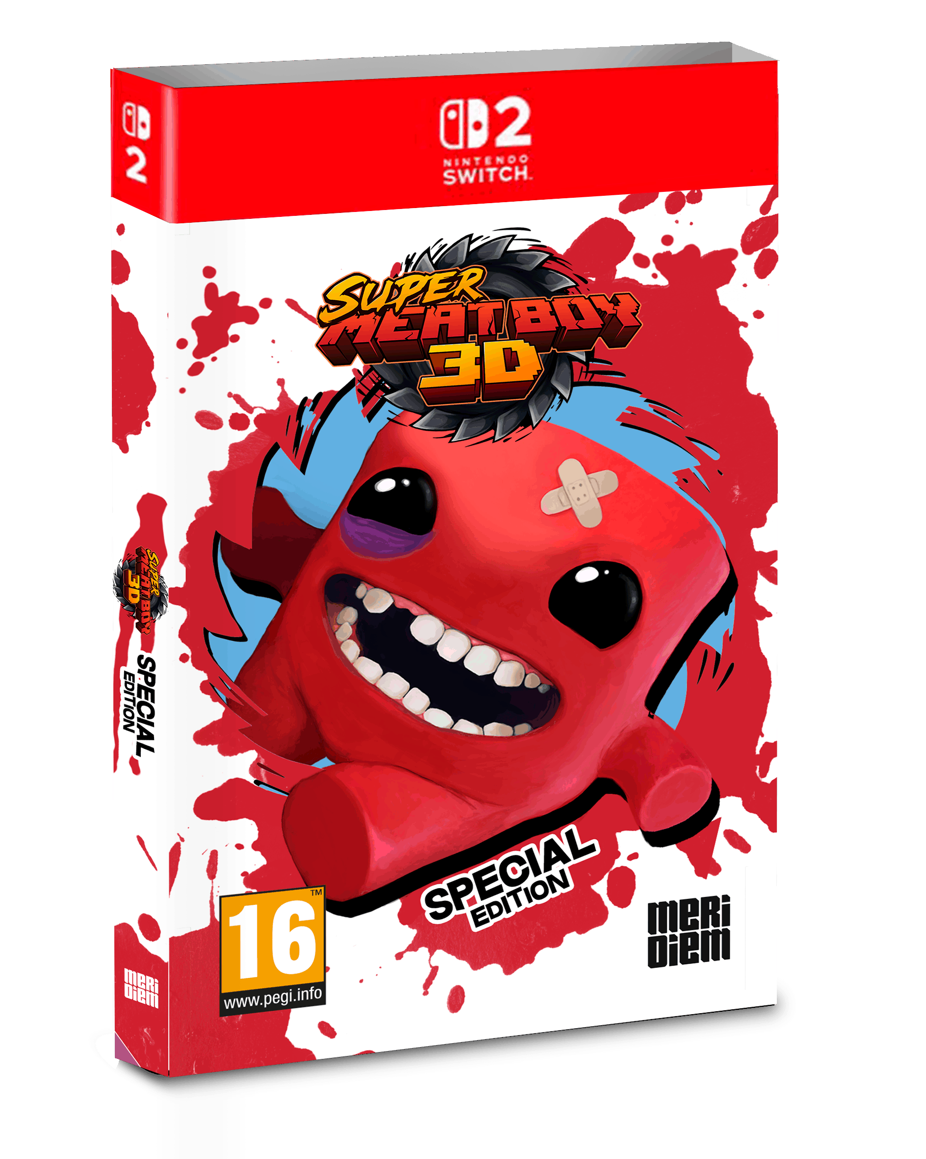 Super Meat Boy 3D (Special Edition) - Nintendo Switch 2 - Platformer - Pegi 16 - Spiele 8436622260942