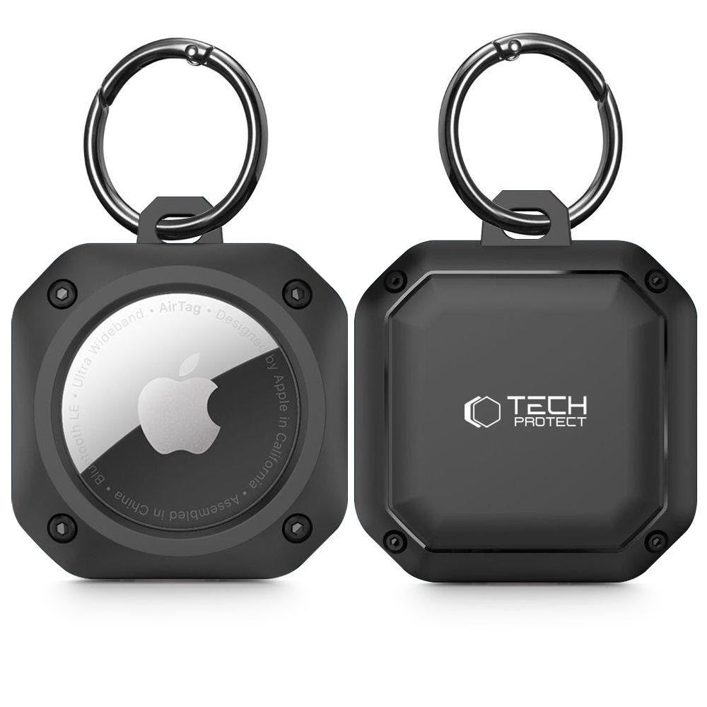Tech-protect Rough Pro Case For Apple Airtag 1/2 With Wheel - Black - Handys Cover Cases 5906203691333