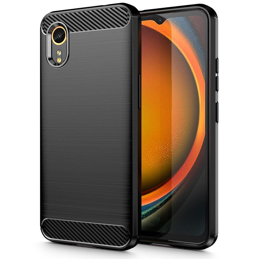 Tech-protect Tpucarbon Case For Samsung Galaxy Xcover 7 - Black - Handys Cover Cases 5906203691630